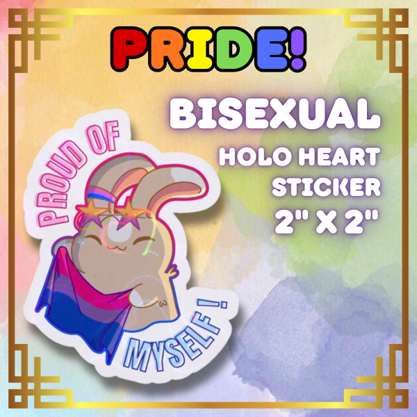 Frizzolino Pride Bisexual Die Cut Stickers