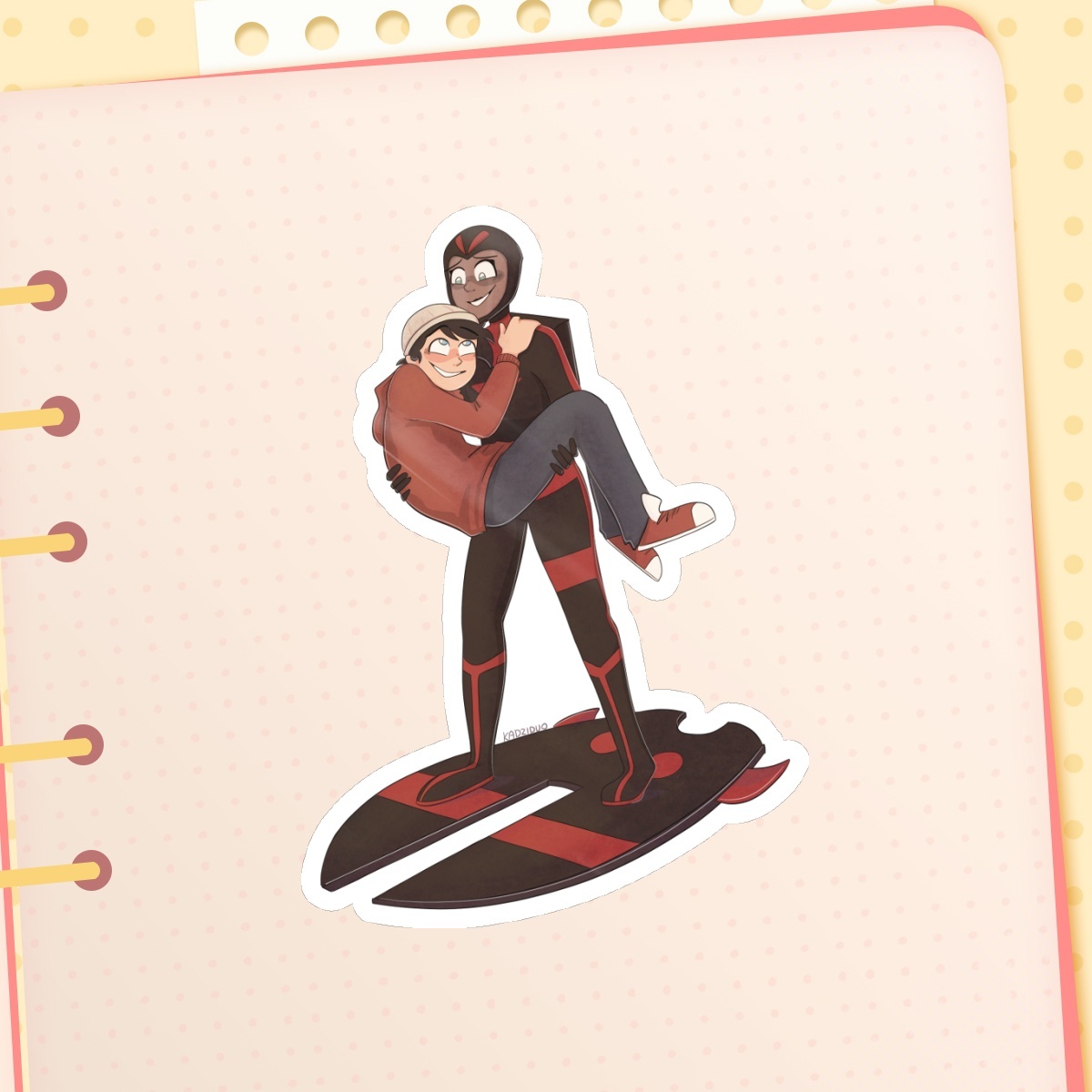 Danny x Red Huntress sticker