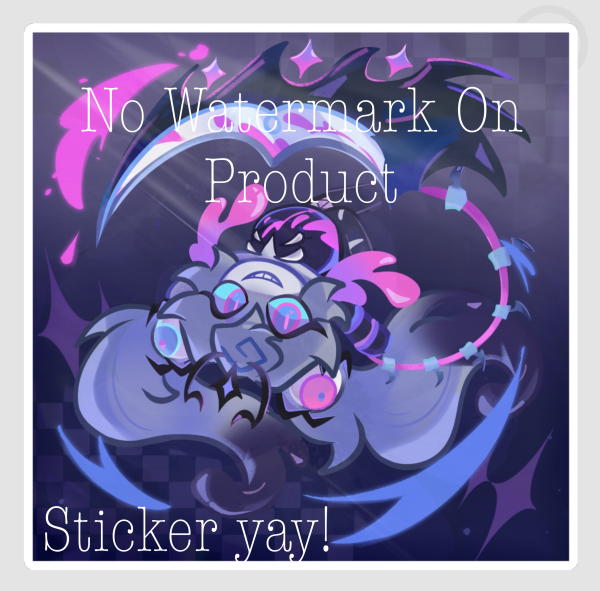 Melanchream cookie Die Cut Stickers
