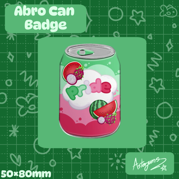 Abro Can Metal Badge