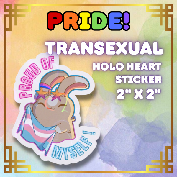 Frizzolino Pride Transexual Die Cut Stickers