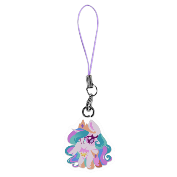 Princess Celestia epoxy phone charm
