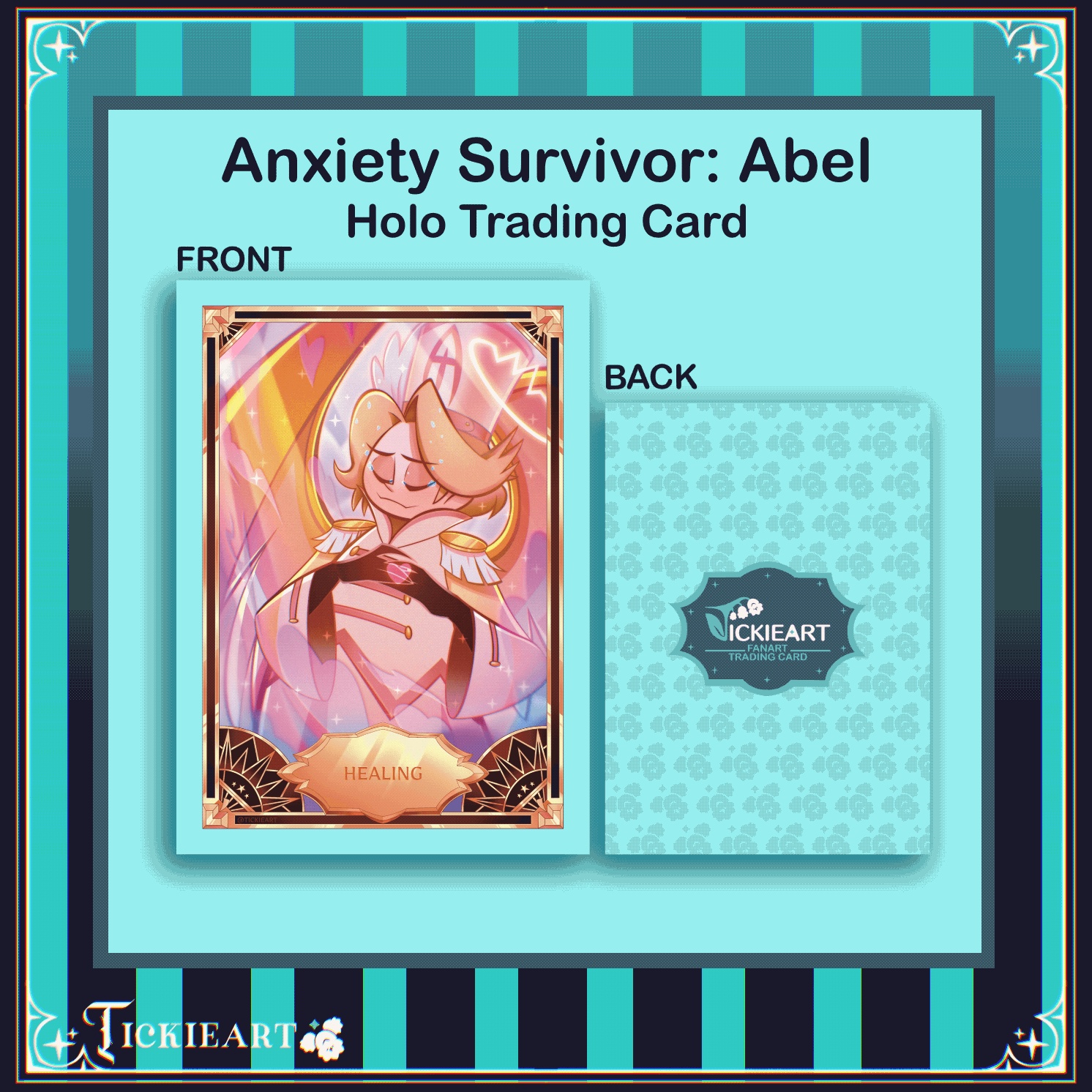 Anxiety Survivor | Abel | Holographic Trading Card