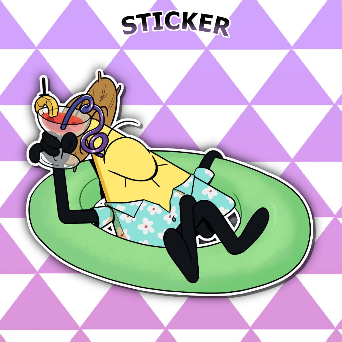 Float Bill Sticker