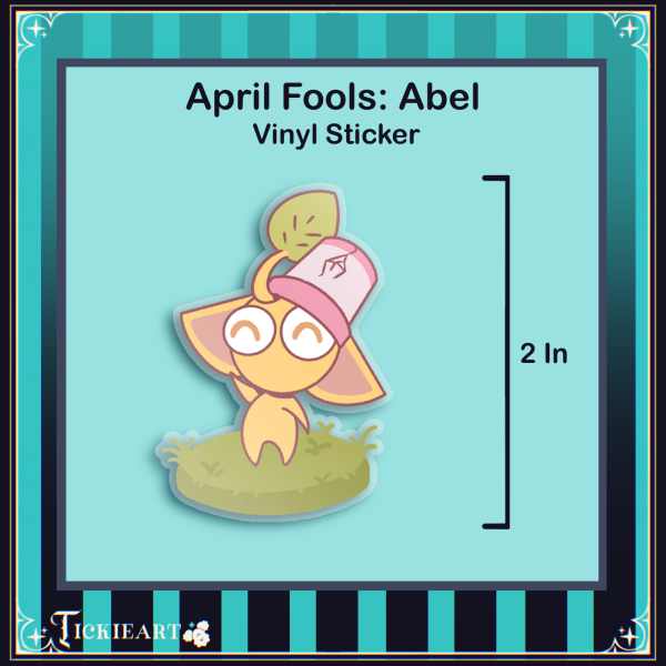 April Fools | Abel | Vinyl Sticker