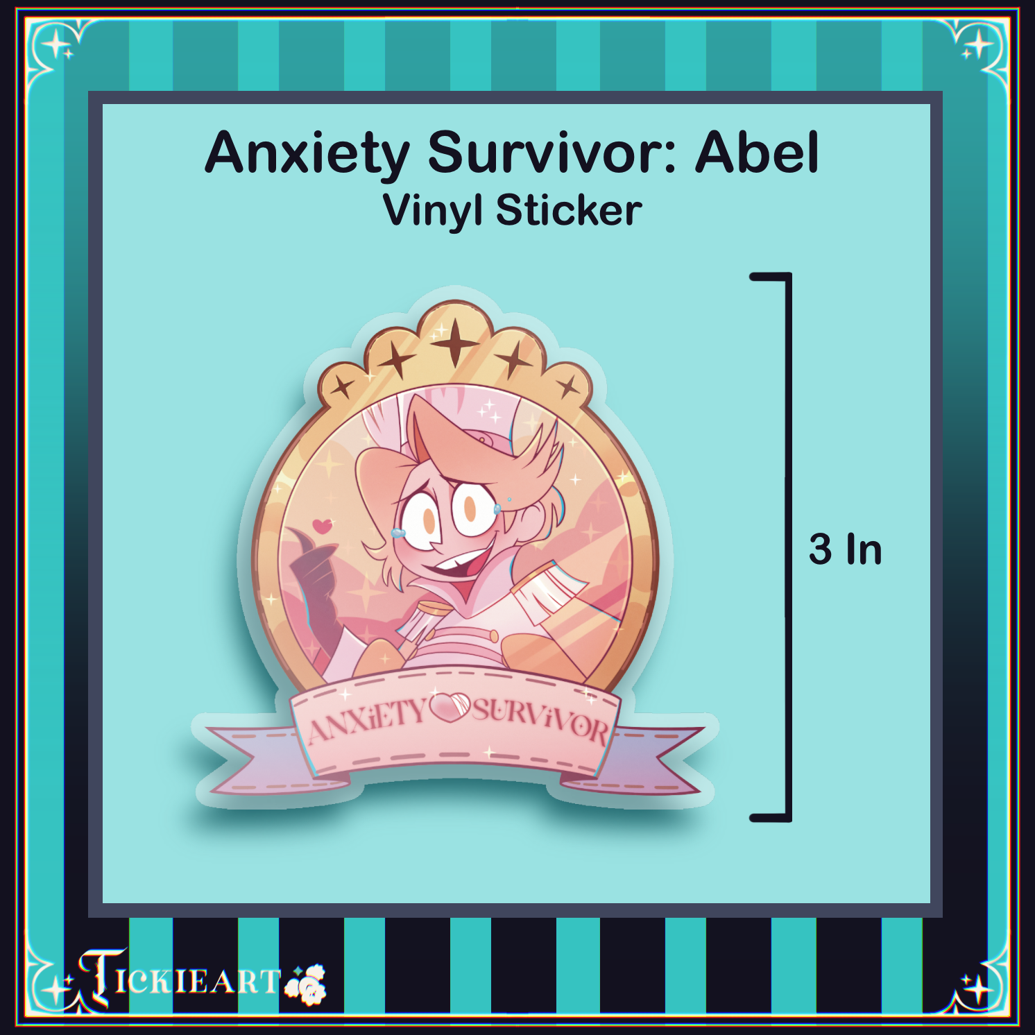 Anxiety Survivor | Abel | Vinyl Sticker