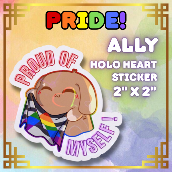 Nocciolotto Pride Ally Die Cut Stickers