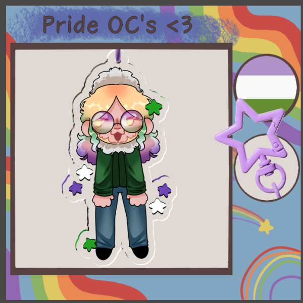 Chessie Genderqueer|| Keychain