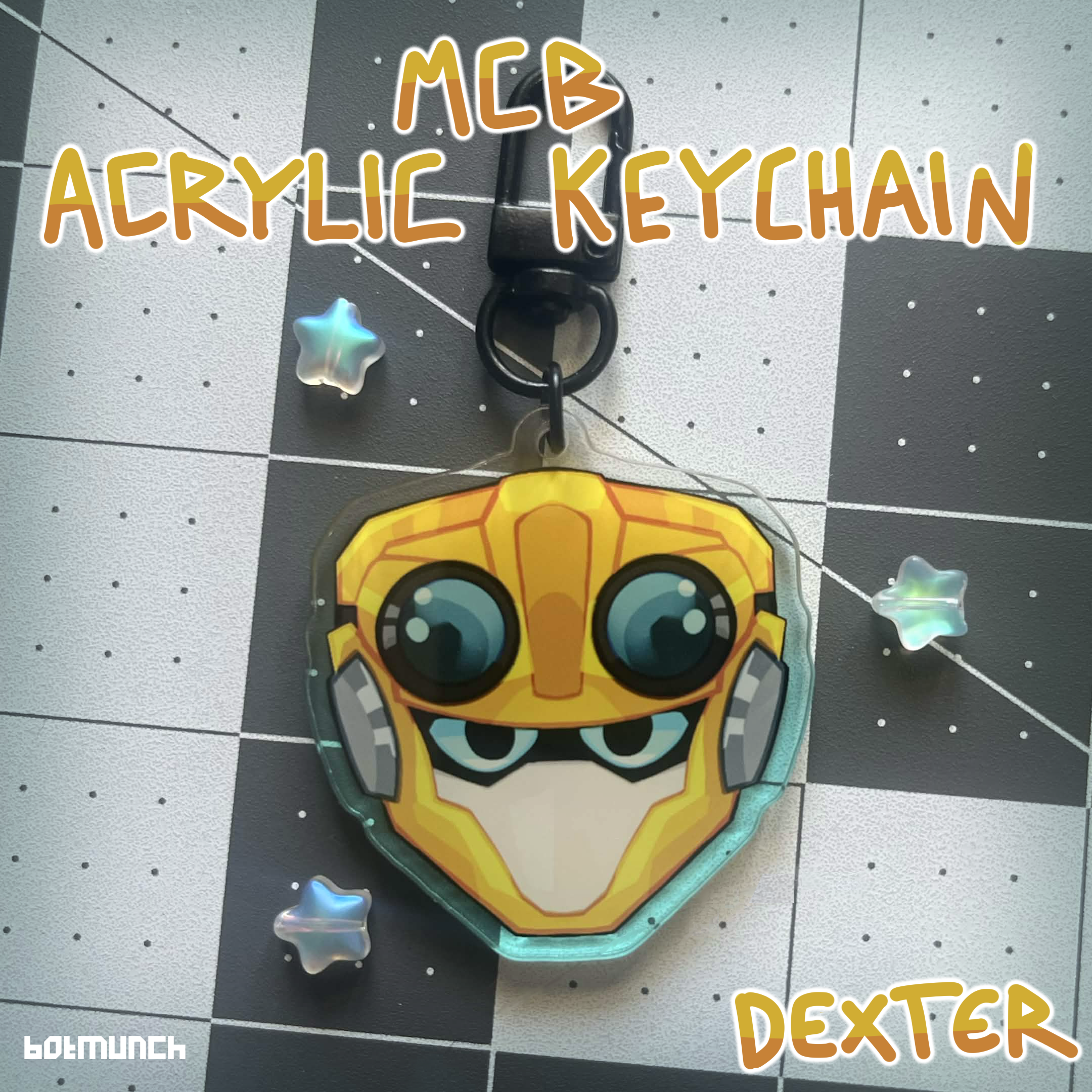 [MCB] Dexter - Colored Acrylic Keychain