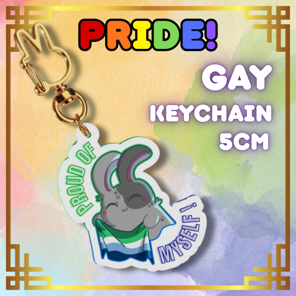 Liquirizzotto Pride Gay Clear Acrylic Keychains