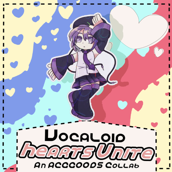 Uta Utane (Defoko) Vocaloid Heart Pose Stickers