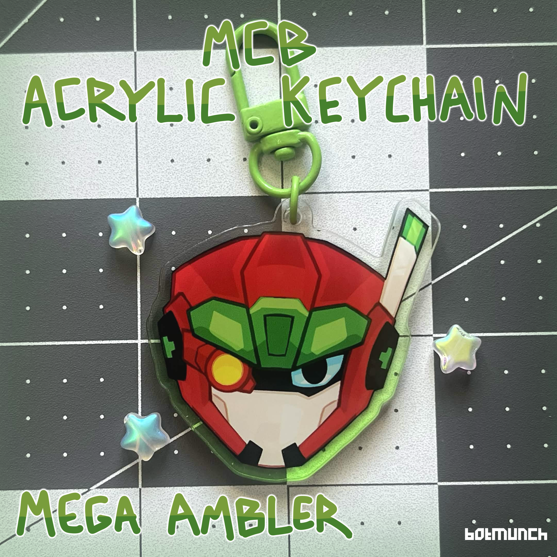 [MCB] Mega Ambler - Colored Acrylic Keychain