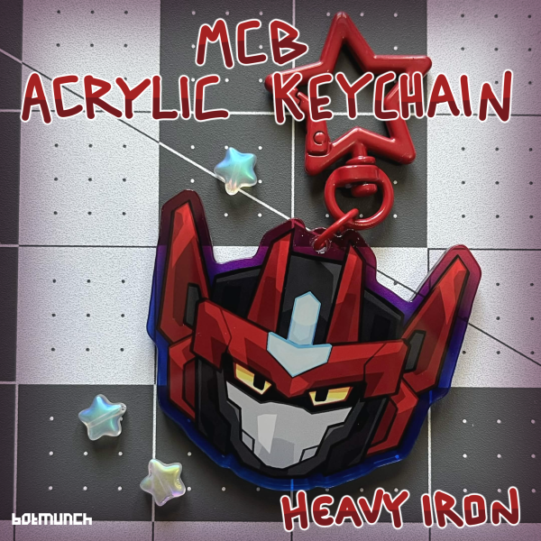 [MCB] Heavy Iron - Colored Acrylic Keychain