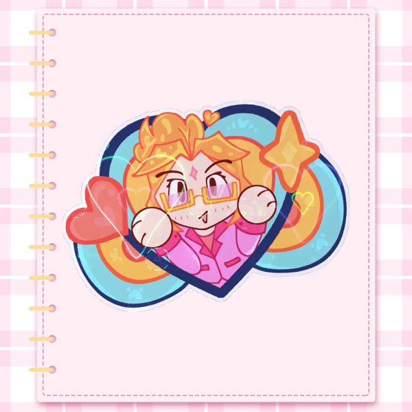 Katie B (QSMP 2) Heart Sticker