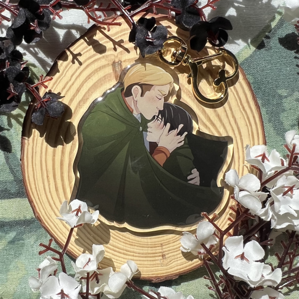 Erwin x Levi Keychain