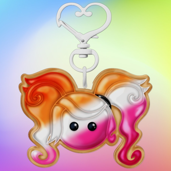 Velvette Pride Keychain