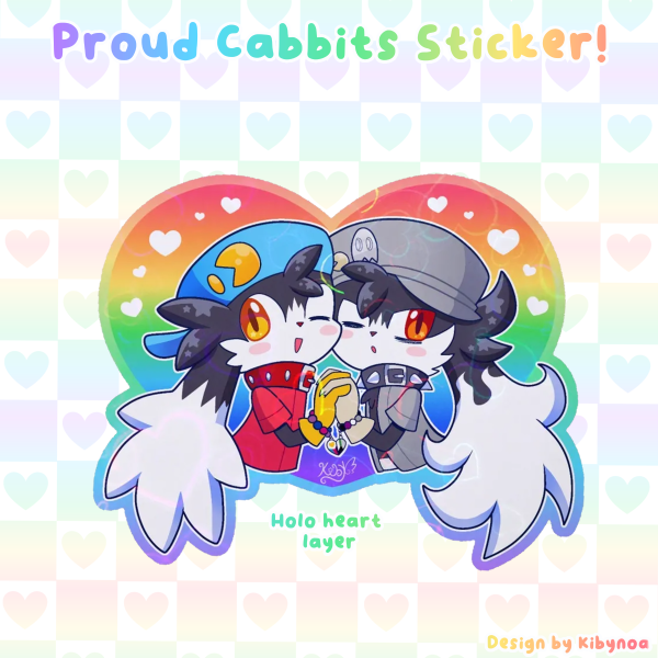 Proud Cabbits sticker