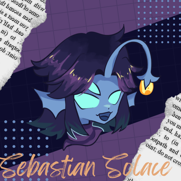 Sebastian Solace Roblox Pressure Colored Edge Acrylic Keychains