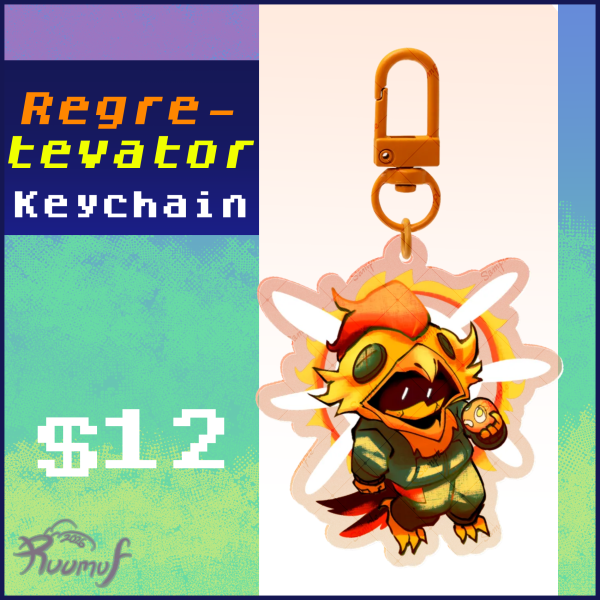 Regretevator NULL Keychain
