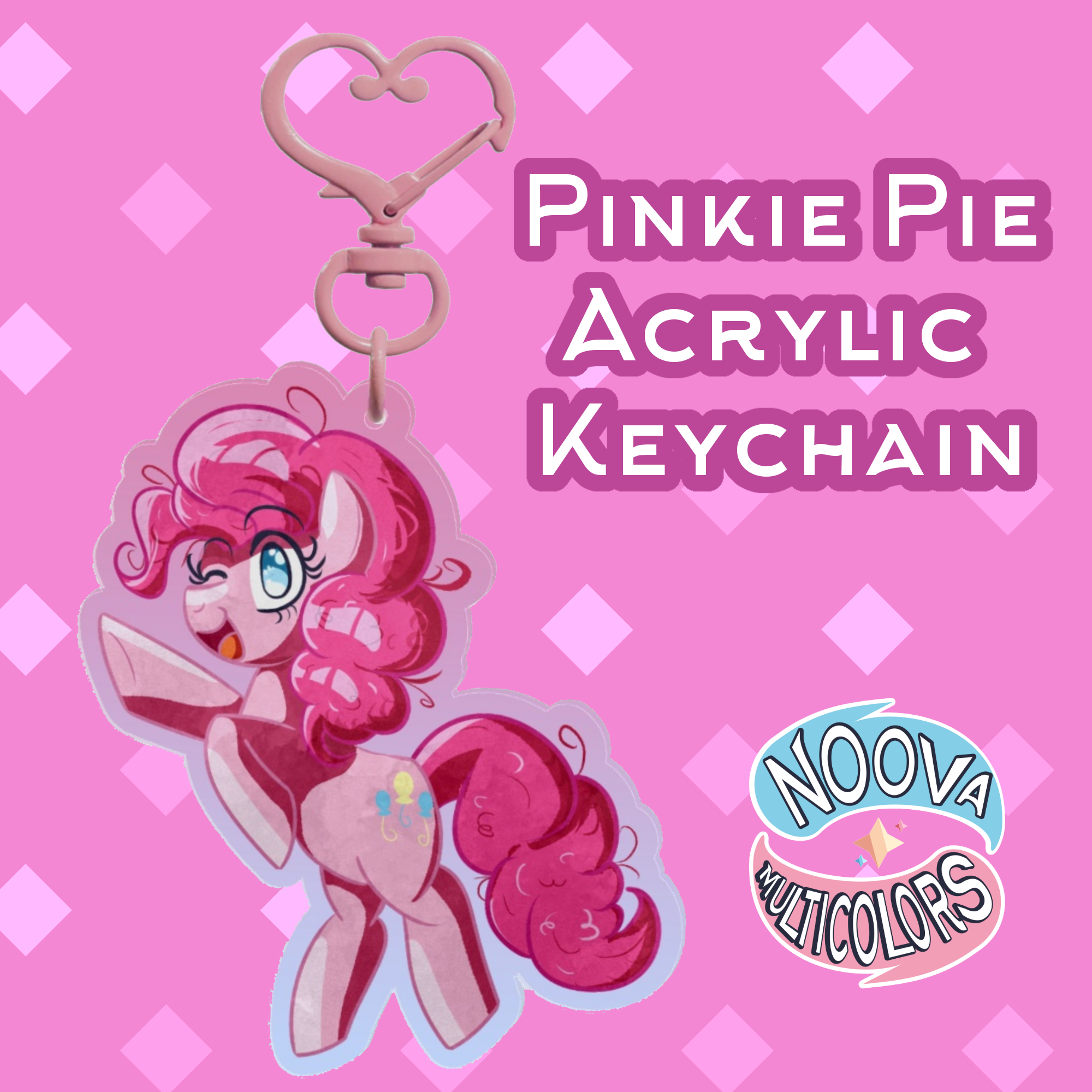 Pinkie Pie Acrylic Keychain