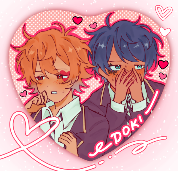 Ace + Deuce Heart Badge Pin // Adeuce Heart Pin