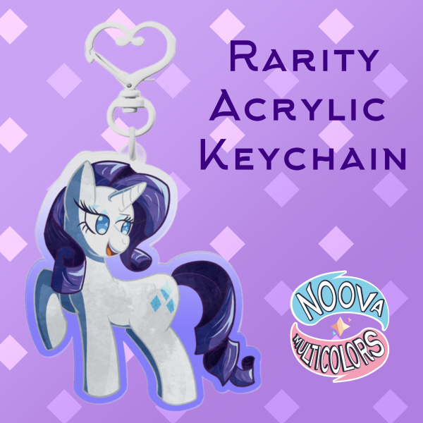 Rarity Acrylic Keychain