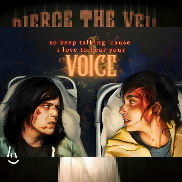 YEAH BOY AND DOLL FACE (KELLIC) Pierce The Veil / Sleeping With Sirens Poster Print