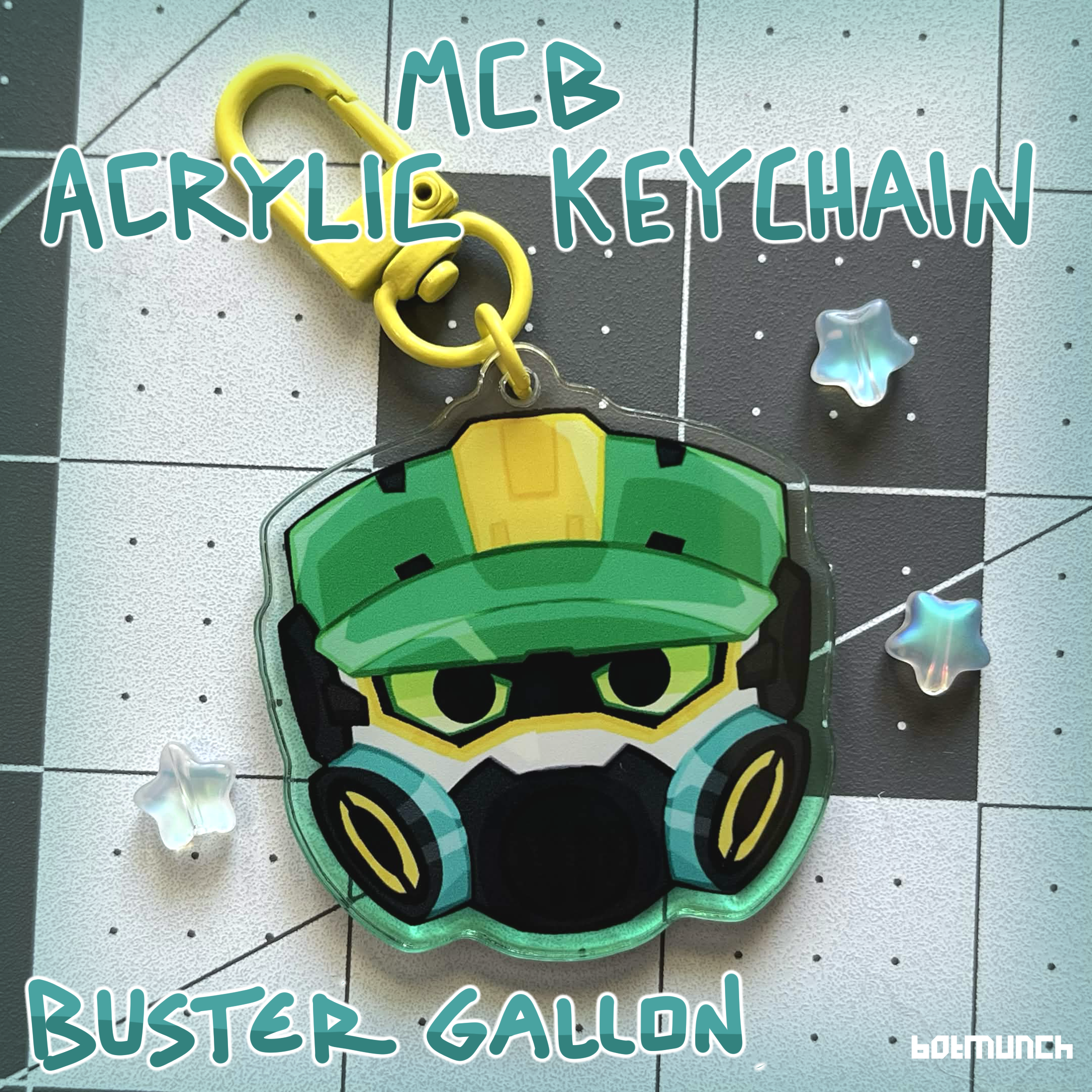 [MCB] Buster Gallon - Colored Acrylic Keychain