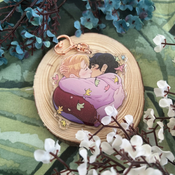 Llavero Heartstopper- Nick y Charlie