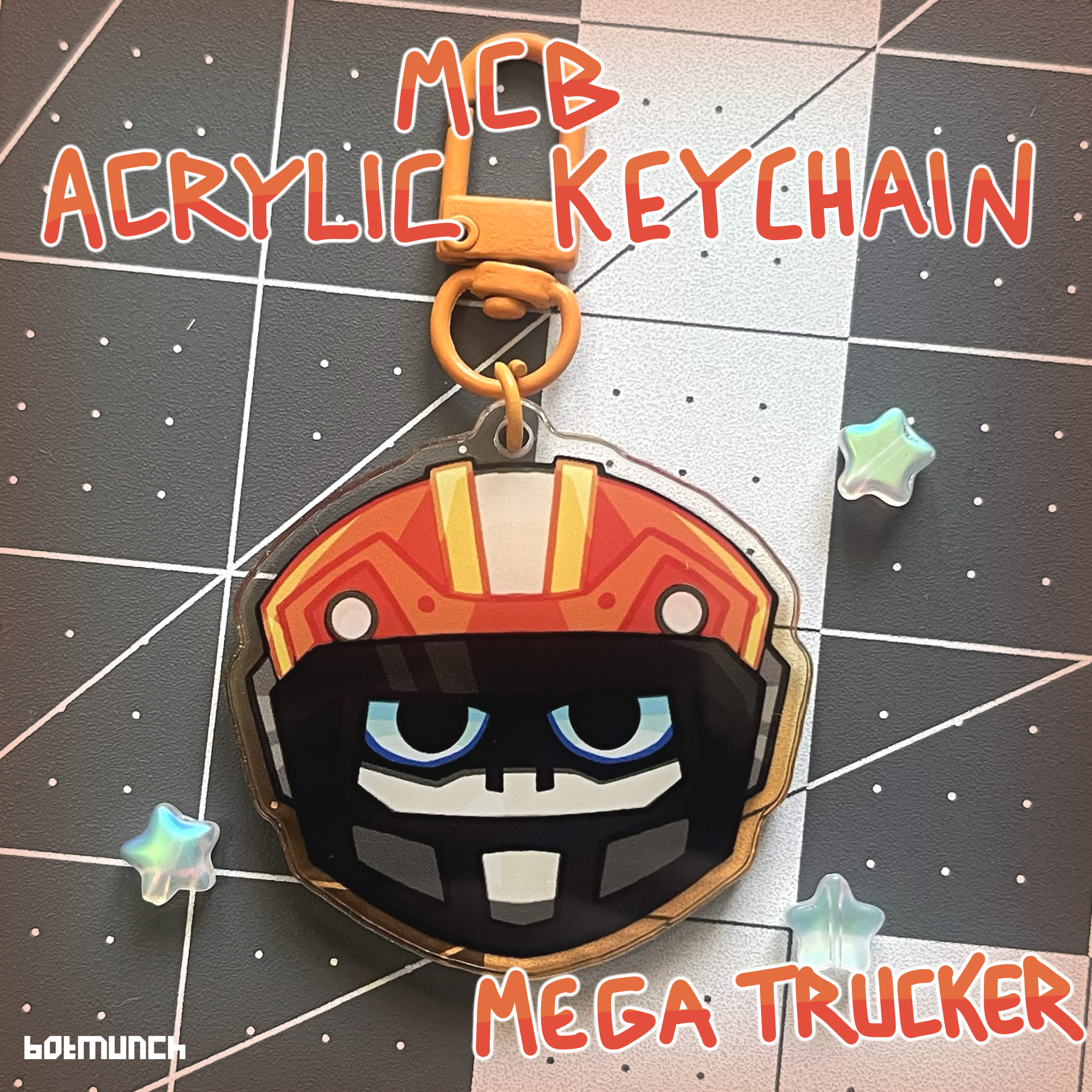 [MCB] Mega Trucker - Colored Acrylic Keychain