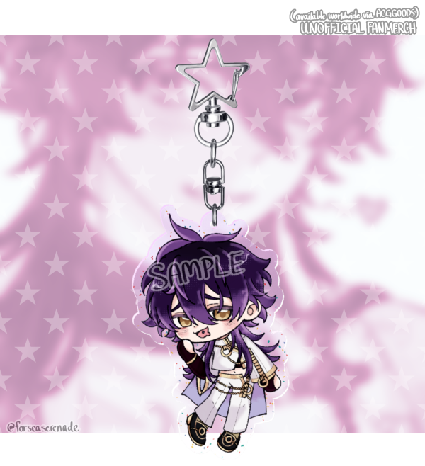 ( NU: Carnival ) Rin Glitter Acrylic Keychain
