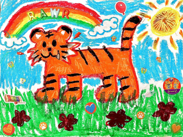 RAWR! Tiger Print