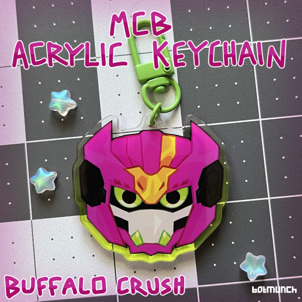[MCB] Buffalo Crush - Colored Acrylic Keychain