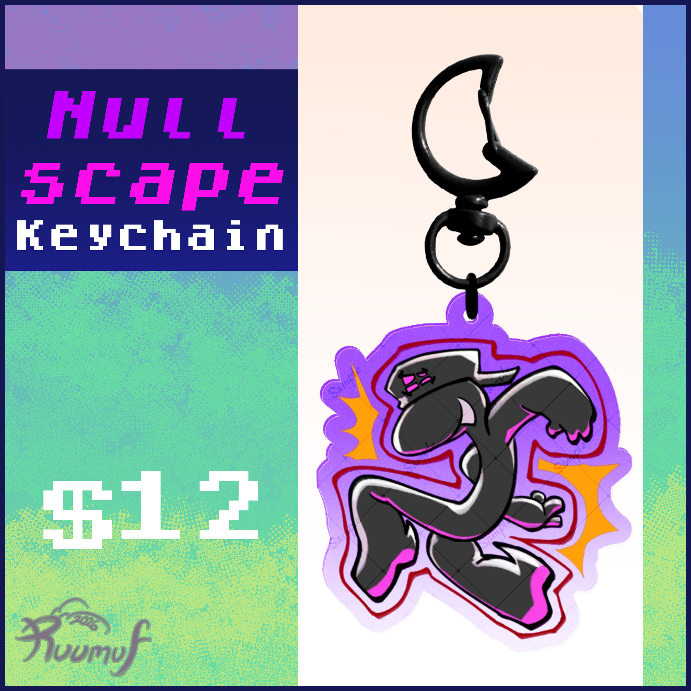 Nullscape Telefragger Keychain