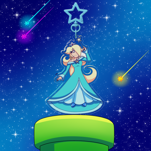 Super Mario Bros - Princess Rosalina Keychain
