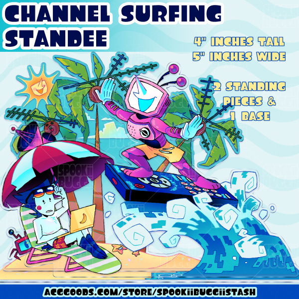 Channel Surfing Standee