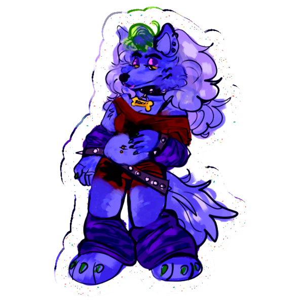 Roxanne Wolf Bell Keychain