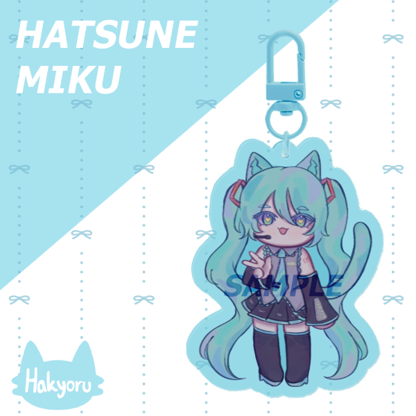 [Vocaloid] Hatsune Miku Keychain