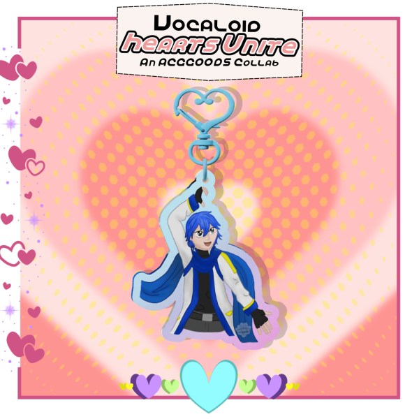 (VOCALOID: HEARTS UNITE) Kaito - Rainbow Acrylic Keychains