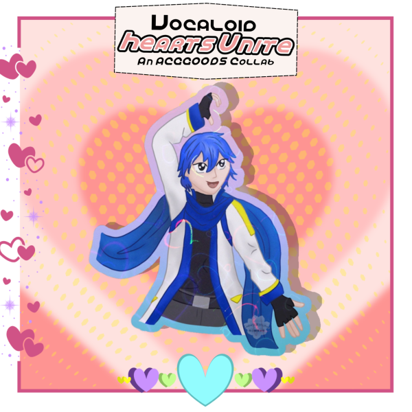 (VOCALOID: HEARTS UNITE) Kaito - Die Cut Stickers