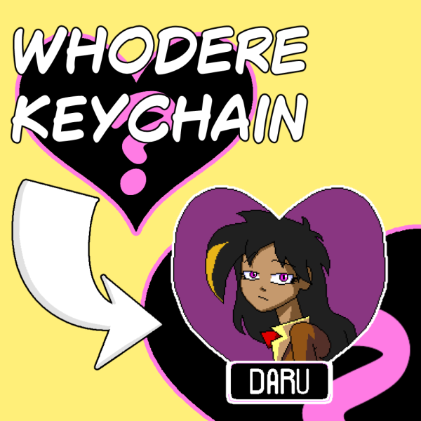 WhoDere Daru Keychain