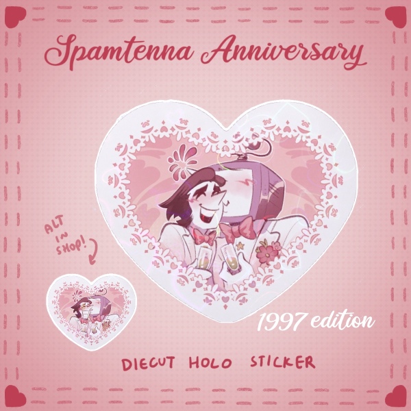 Spamtenna Anniversary Sticker (BSE)