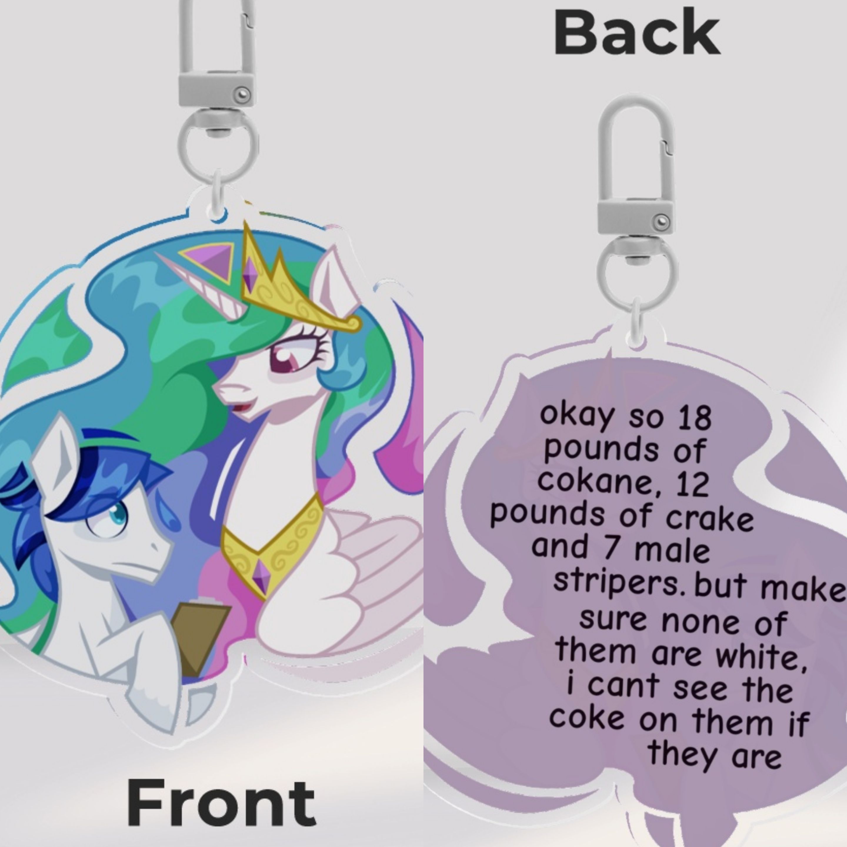 Celestia's Party Plans Charm