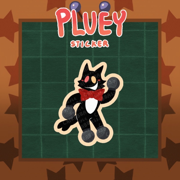 Pluey Sticker