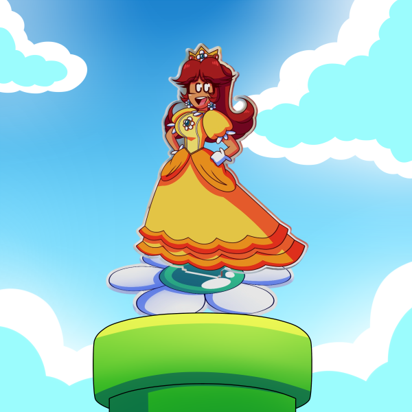 Super Mario Bros - Princess Daisy Acrylic Standee