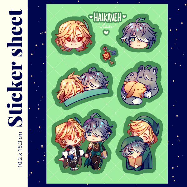 Haikaveh Sticker Sheet