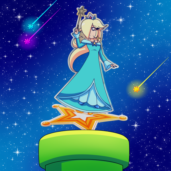 Super Mario Bros - Princess Rosalina 2 Acrylic Standee