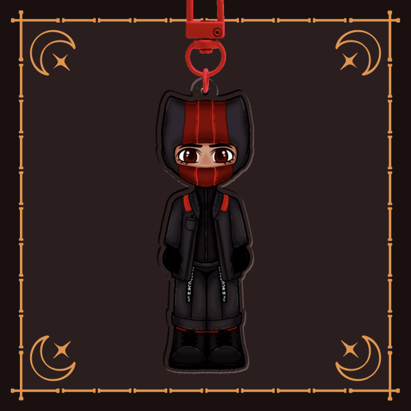 Twenty One Pilots Clancy Glitter Keychain