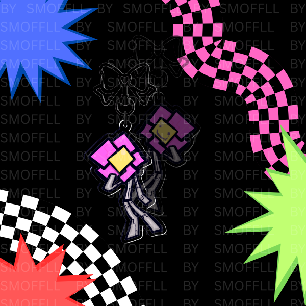 Robot Flower BFDI --- Classic Acrylic Keychain