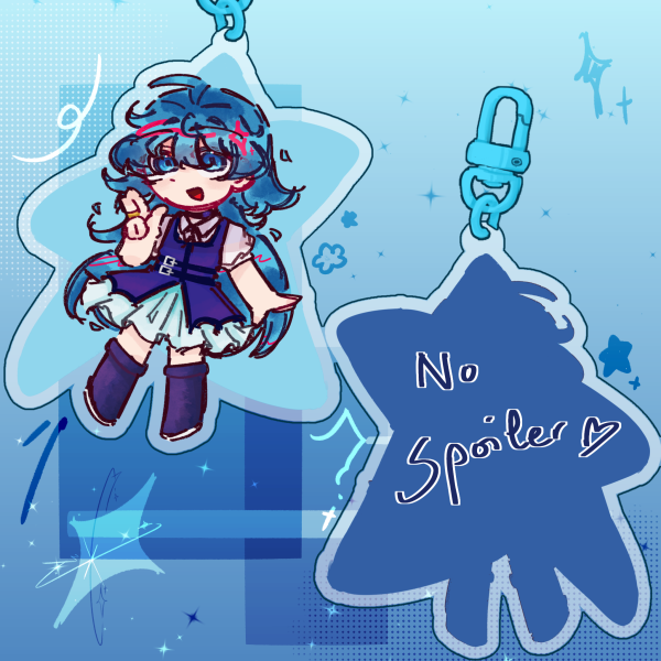 Irumi double side keychain ✦ Mairimashita! Iruma kun
